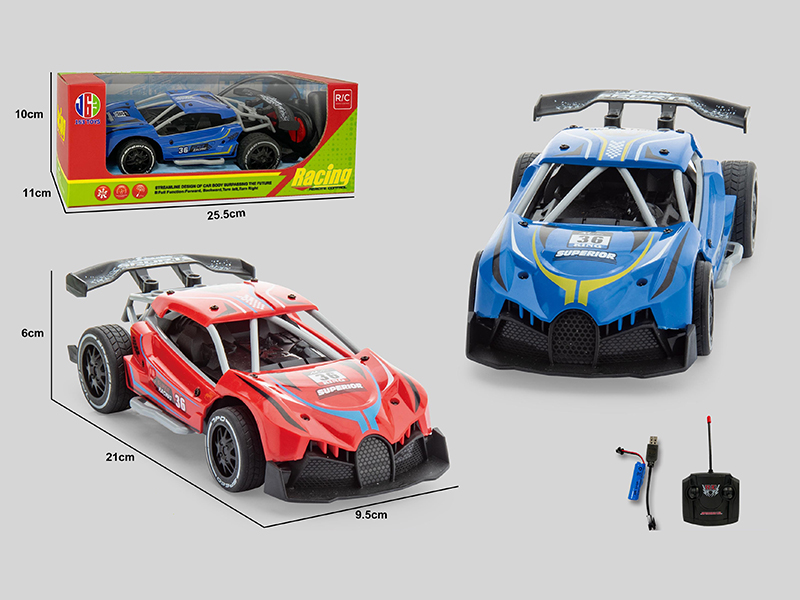 27Mhz 1:20 4-Channel Remote Control Car With Light(Included Batteries)