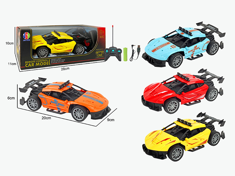 27Mhz 1:18 4-Channel Remote Control Car With Light(Included Batteries)