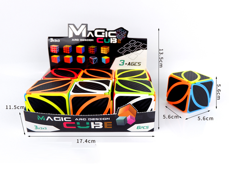 Solid Color Maple Leaf Magic Cube(6PCS)