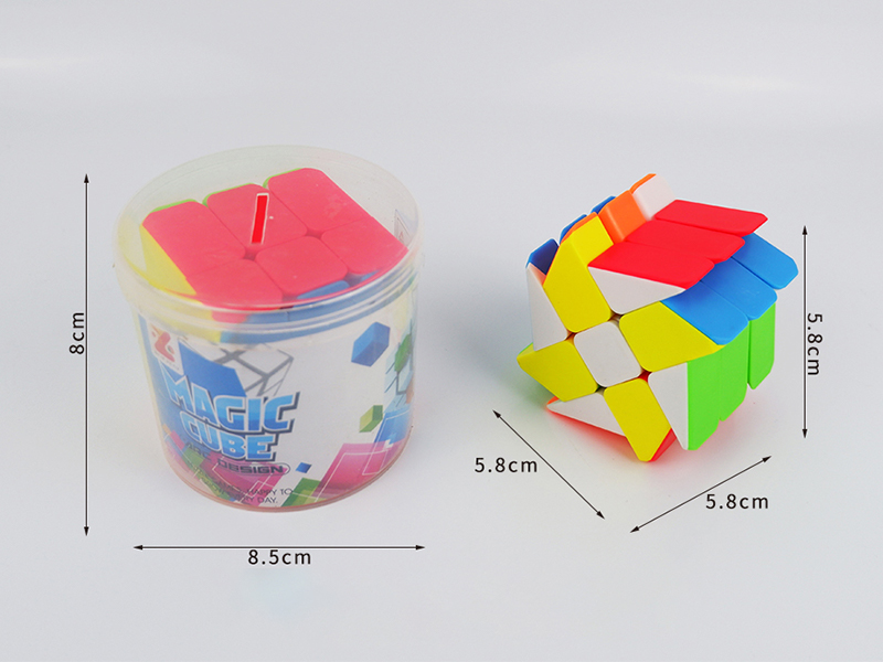 Solid Color Wind Fire Wheel Magic Cube