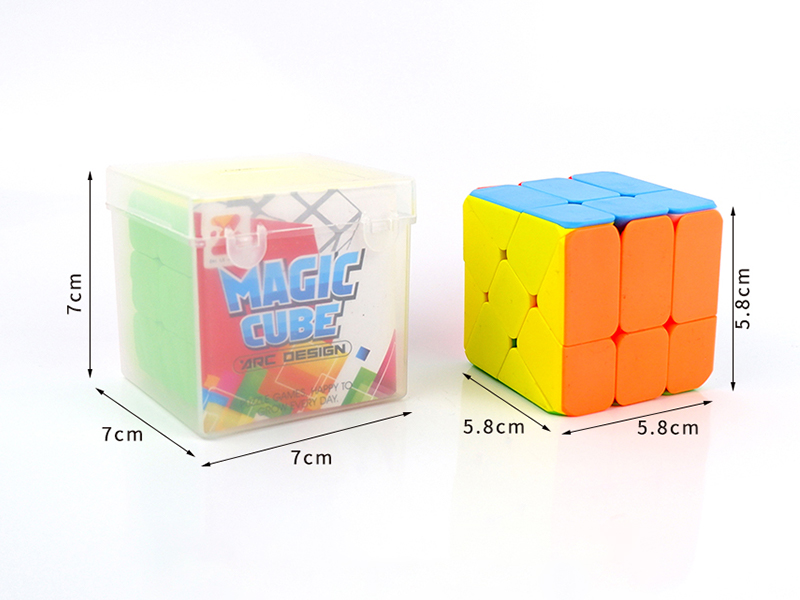 Solid Color Wind Fire Wheel Magic Cube