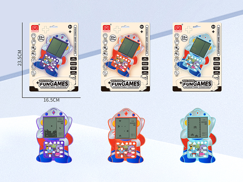 Large Screen Superman Shape Game Console