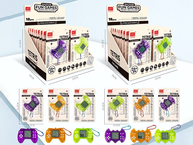 Gamepad/Bat Shape Mini Game Console Bead Chain Pendant(18PCS)