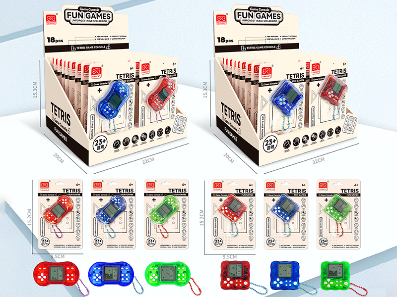 Oblong/Sponge Shape Mini Game Console(18PCS)