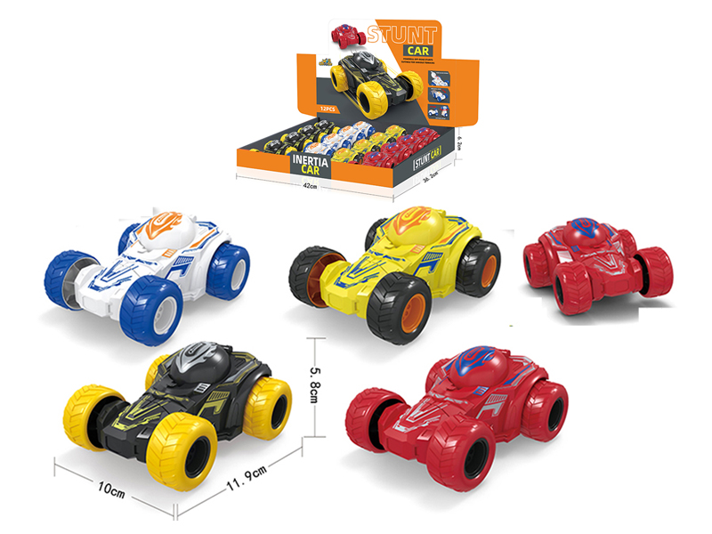 Friction Stunt Spinning Car 12PCS