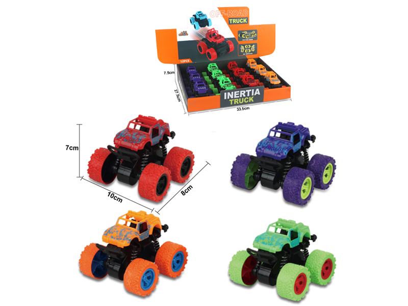 Dual Friction Stunt Off-Road Vehicle 12PCS