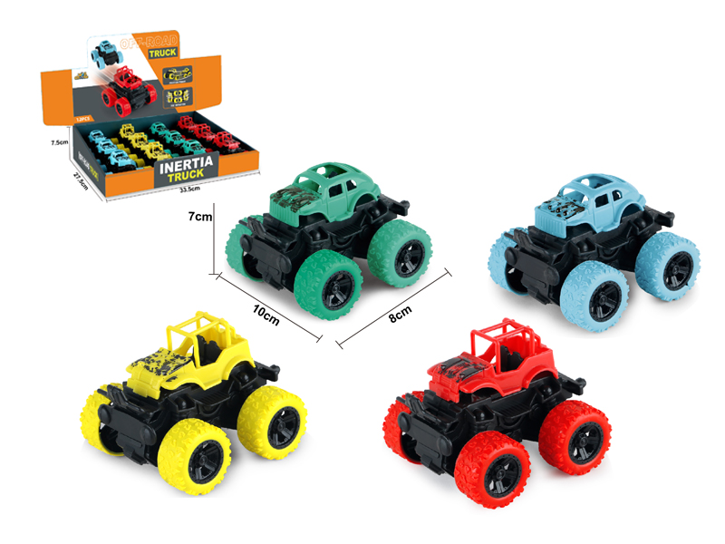 Friction Stunt Off-Road Vehicle 12PCS