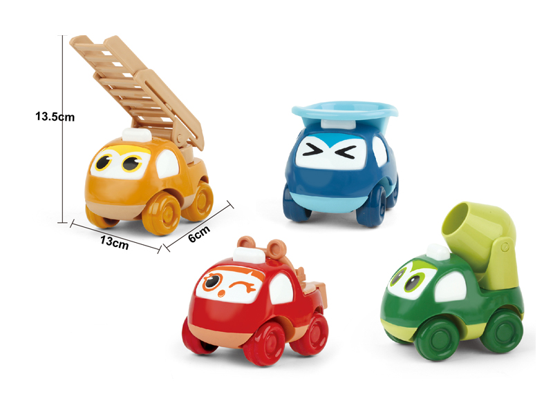 Friction Cartoon Engineering Vehicle