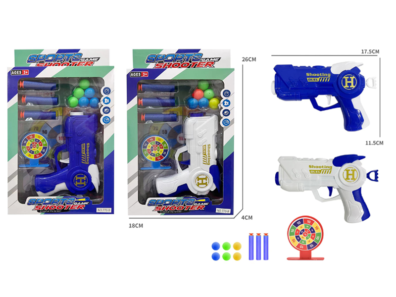 Table Tennis Eva Soft Bullet Gun