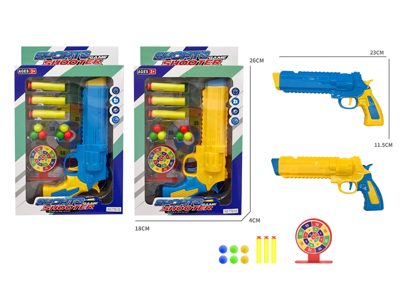 Table Tennis Eva Soft Bullet Gun