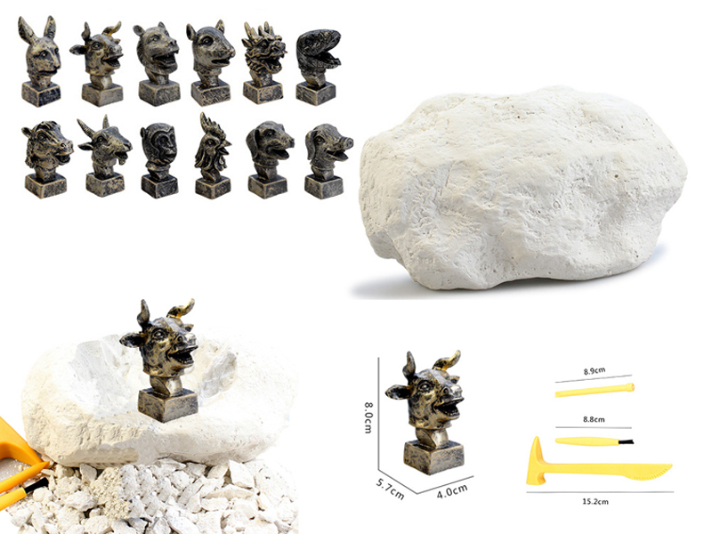 DIY Archaeological The Head Of The Twelve Zodiac Signs