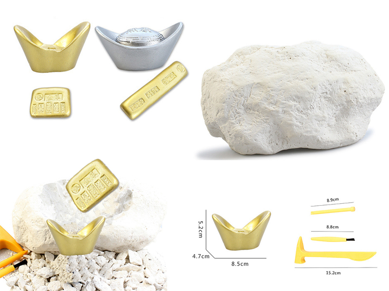 DIY Archaeological Yuanbao Gold Bar