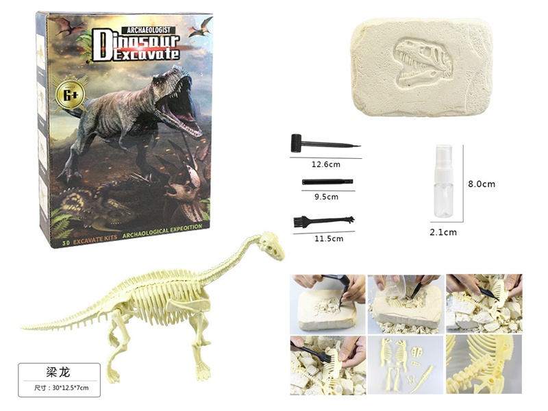 DIY Archaeological Assembling Dinosaur Like Stones-Diplodocus
