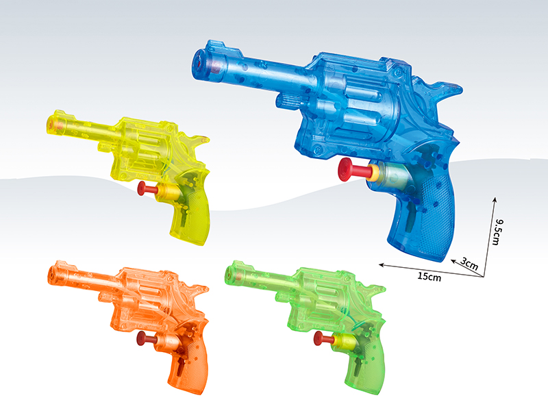 15CM Left Wheel Transparent Water Gun