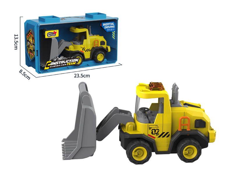 Friction Engineering Bulldozer With Sound And Light