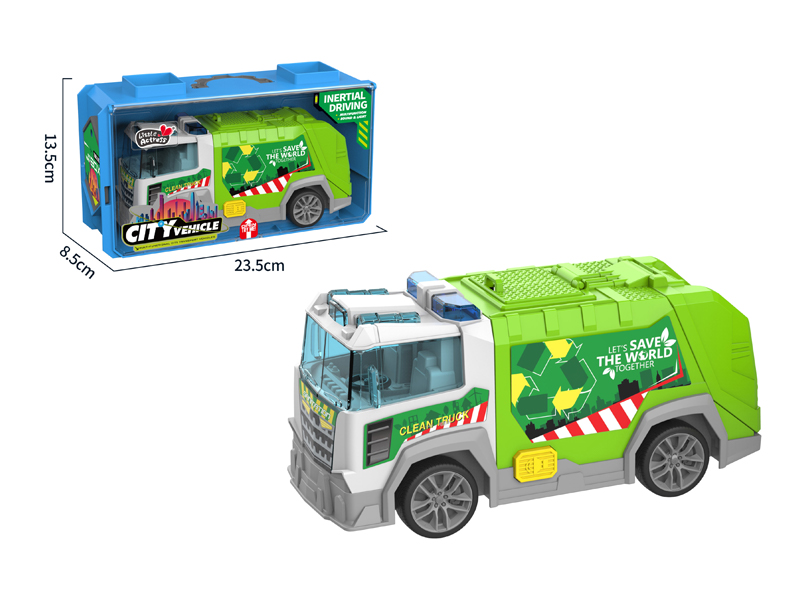 Friction Sanitation Truck With Sound And Light