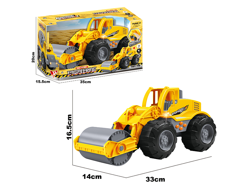 Friction Engineering Truck With Light And Music