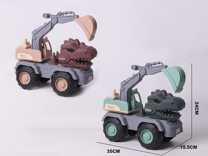 Slide Tyrannosaurus Rex Engineering Truck(Hook Locomotive)