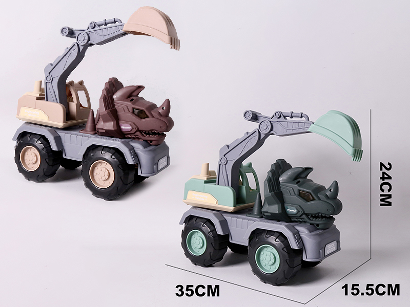 Slide Triceratops Engineering Truck(Hook Locomotive)