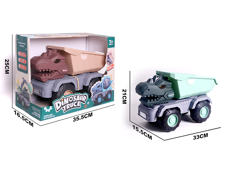 Slide Tyrannosaurus Rex Engineering Truck(Dump Truck)