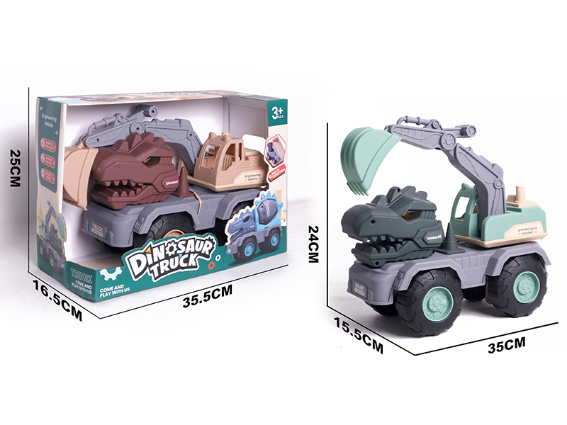 Slide Tyrannosaurus Rex Engineering Truck(Hook Locomotive)