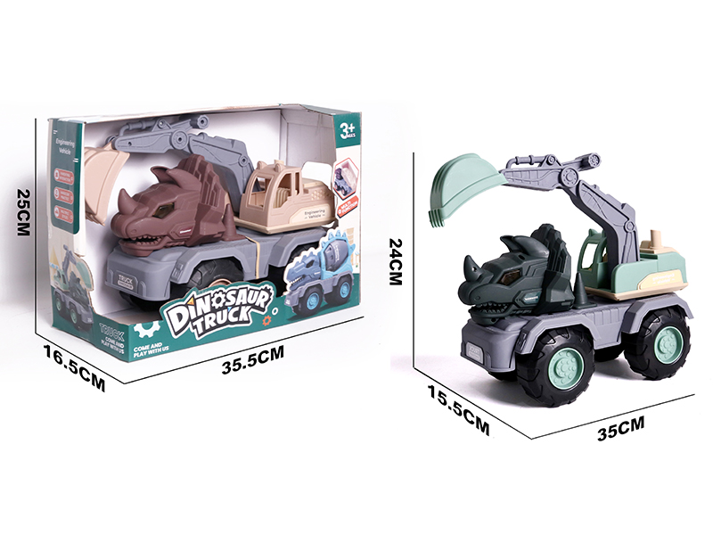 Slide Triceratops Engineering Truck(Hook Locomotive)