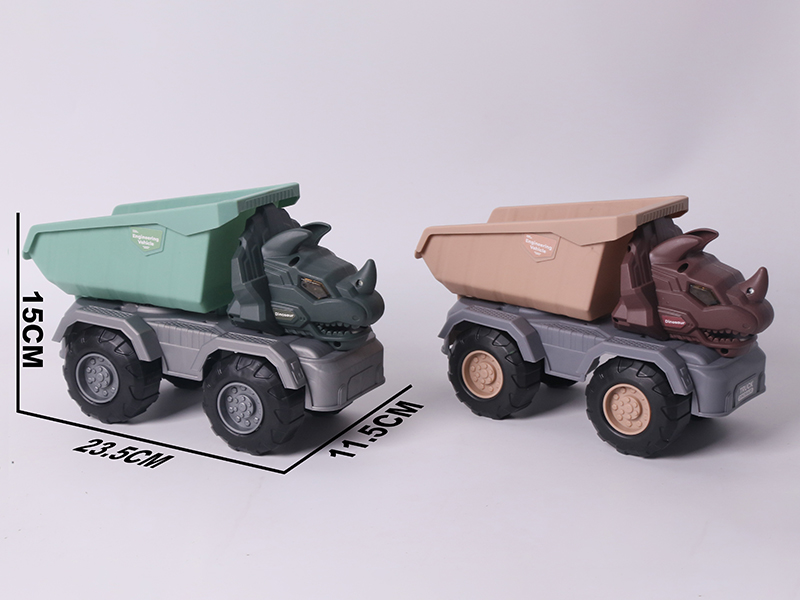 Slide Triceratops Engineering Truck(Dump Truck)