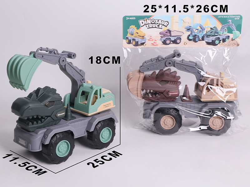 Slide Tyrannosaurus Rex Engineering Truck(Hook Locomotive)