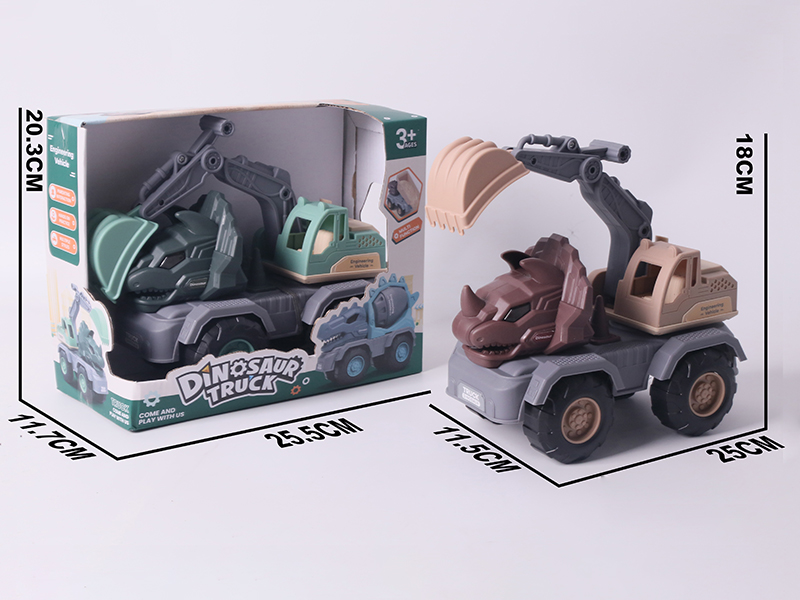 Slide Triceratops Engineering Truck(Hook Locomotive)