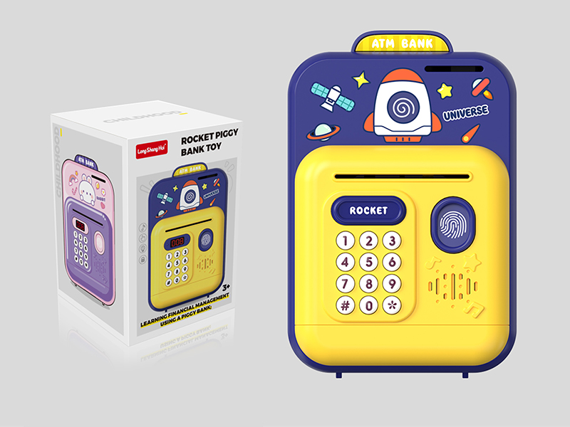 Rocket Piggy Bank Toy