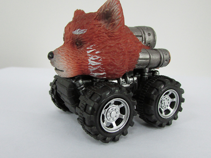 Friction/Pull Back Animal Car - Red Panda