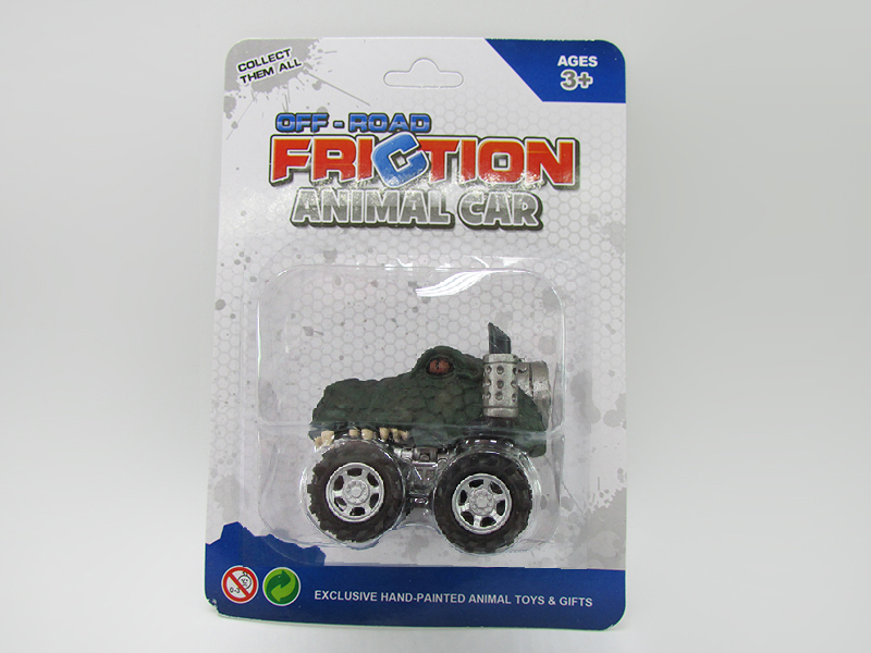 Friction/Pull Back Animal Car - Crocodile