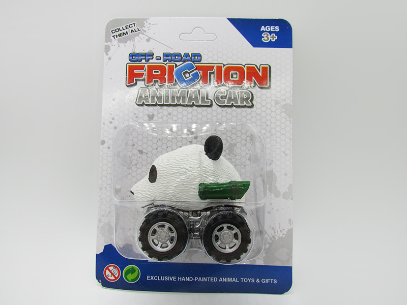 Friction/Pull Back Animal Car - Panda