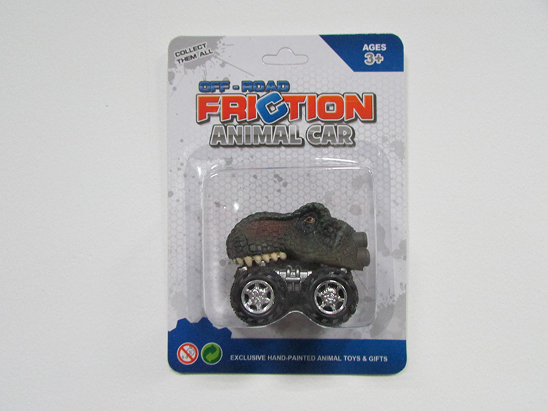 Friction/Pull Back Dinosaur Car - Tyrannosaurus