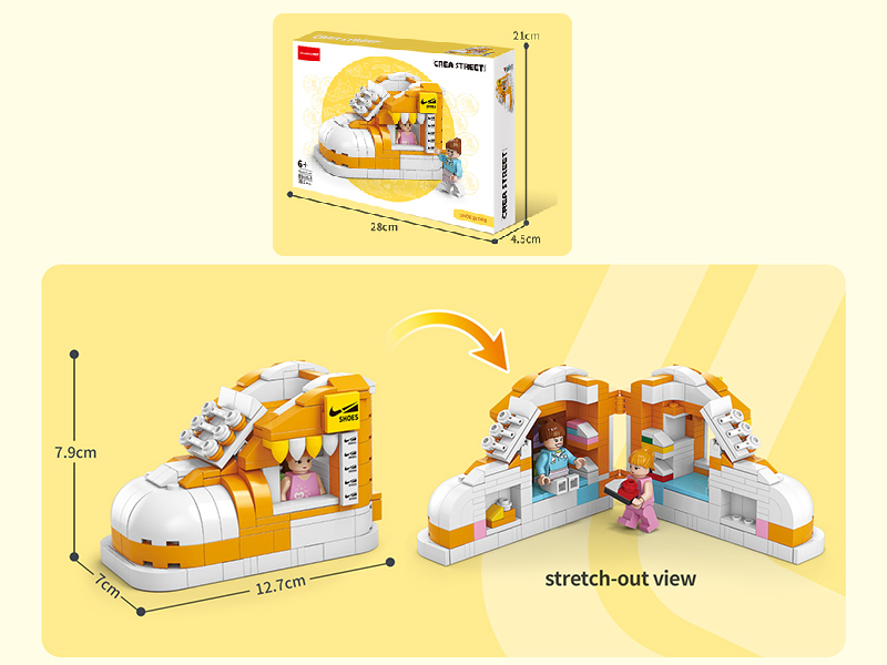 Shoes Shop Small Particles Building Blocks 381pcs