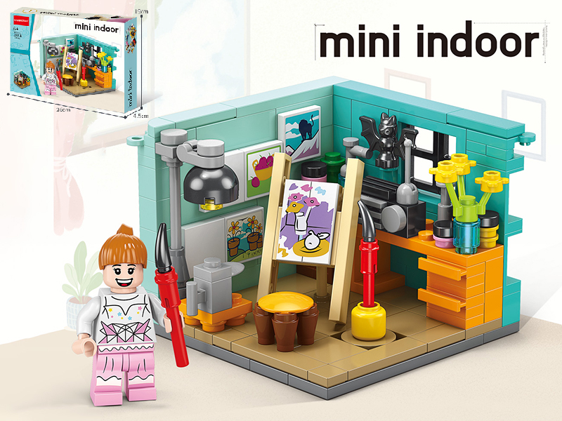 Mini Indoor Small Particles Building Blocks 171pcs