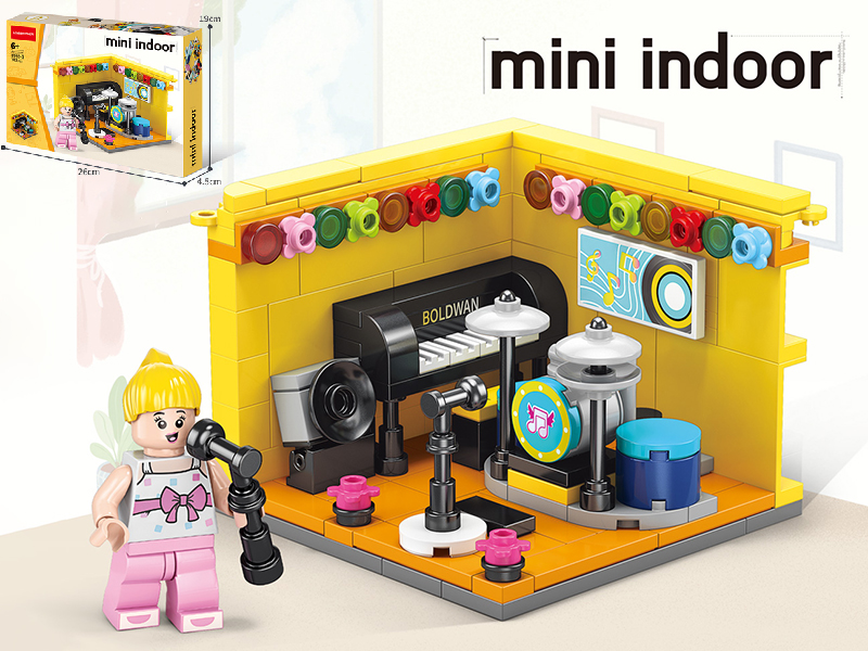 Mini Indoor Small Particles Building Blocks 163PCS