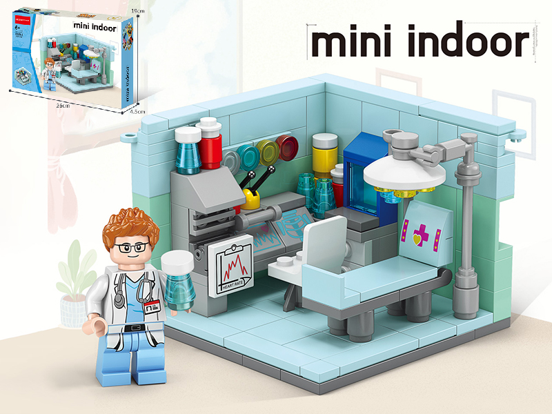 Mini Indoor Small Particles Building Blocks 158PCS