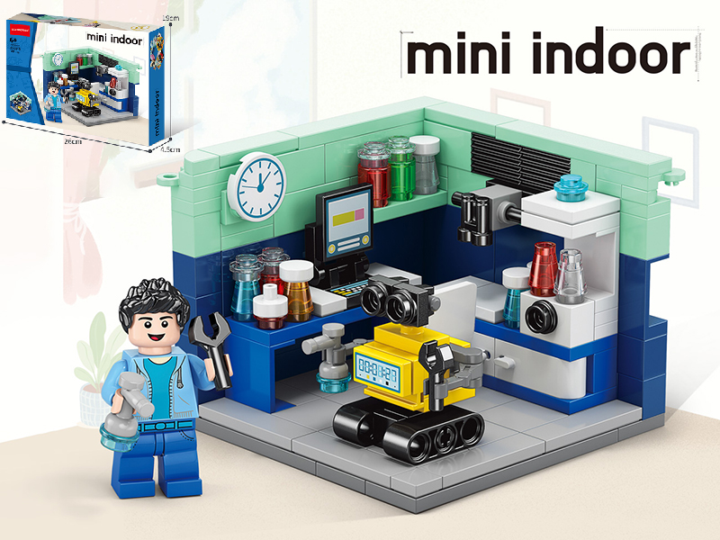 Mini Indoor Small Particles Building Blocks 166PCS