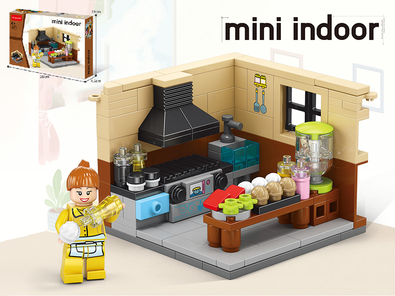 Mini Indoor Small Particles Building Blocks 154PCS