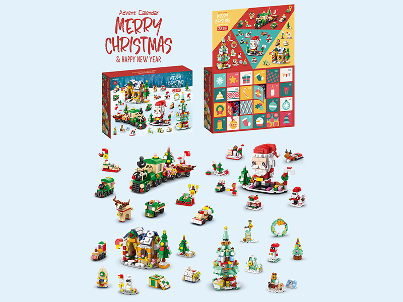 Christmas Building Blocks Advent Calendar 1122PCS