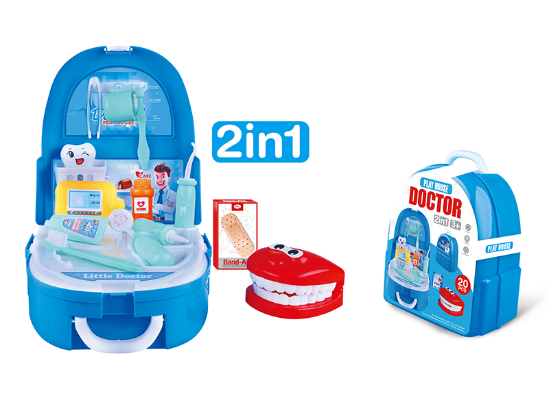20pcs Doctor Play Set Backpack Toys