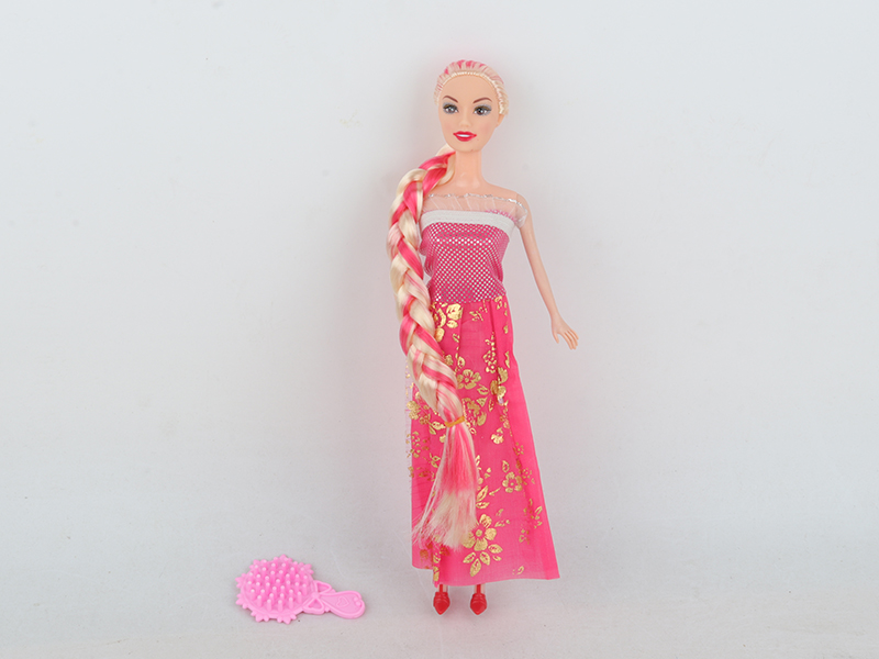 11.5 Inch Solid Doll With Comb