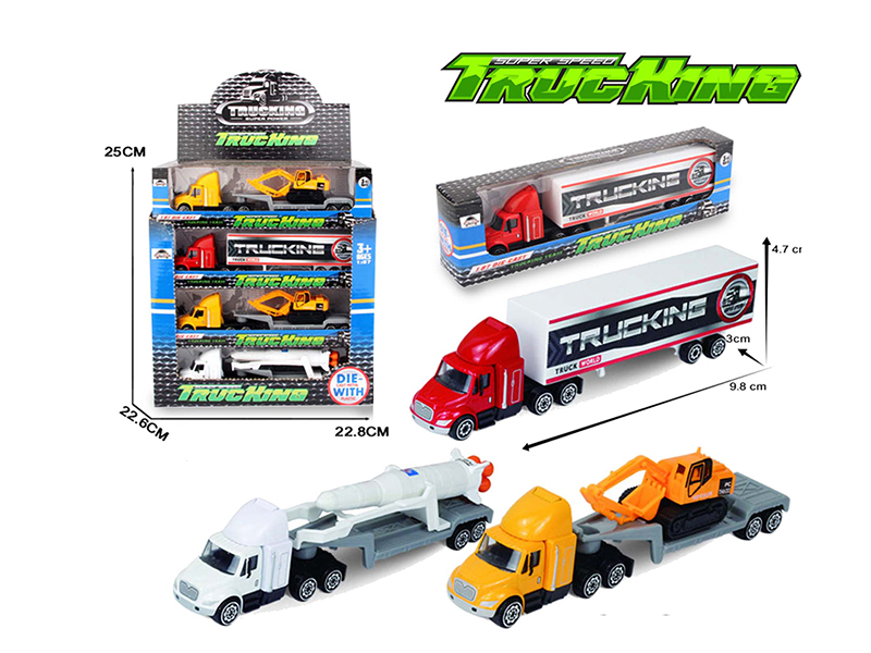 1:87 Alloy Trailer 24pcs