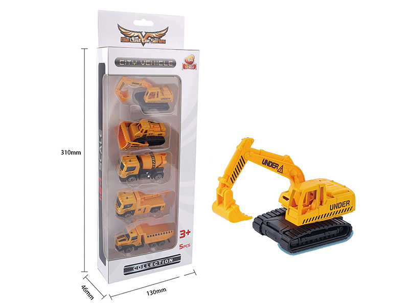 1:64 Slide Alloy Engineering Trucks Series