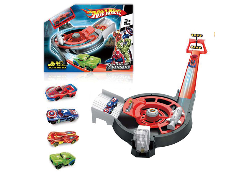 The Avengers Alloy Car Track Set