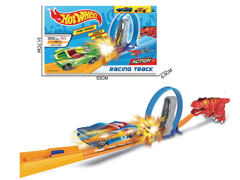 Alloy Car Ejection Track Set