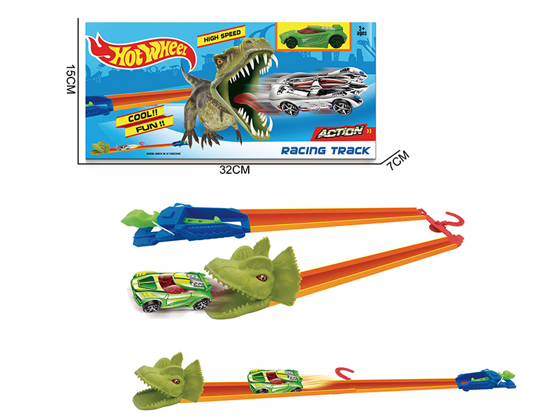 Alloy Car Ejection Track Set