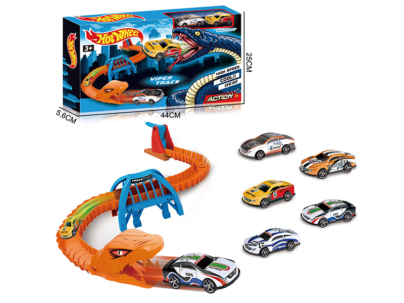 Viper Track With Ejection Function(2 Iron Cars)