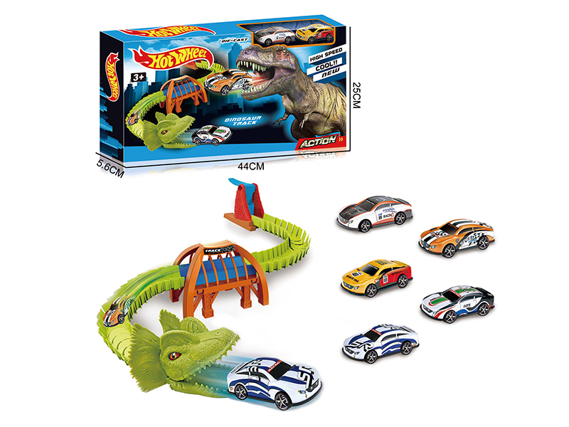Shark Track With Ejection Function(2 Iron Cars)